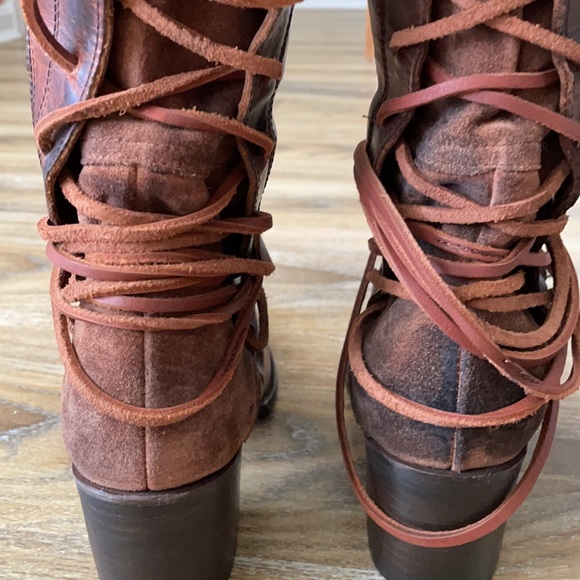 Freebird by Steven The Coal Tall Boots in Cognac - Picture 12 of 14